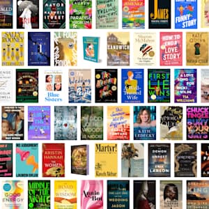 A grid of book covers